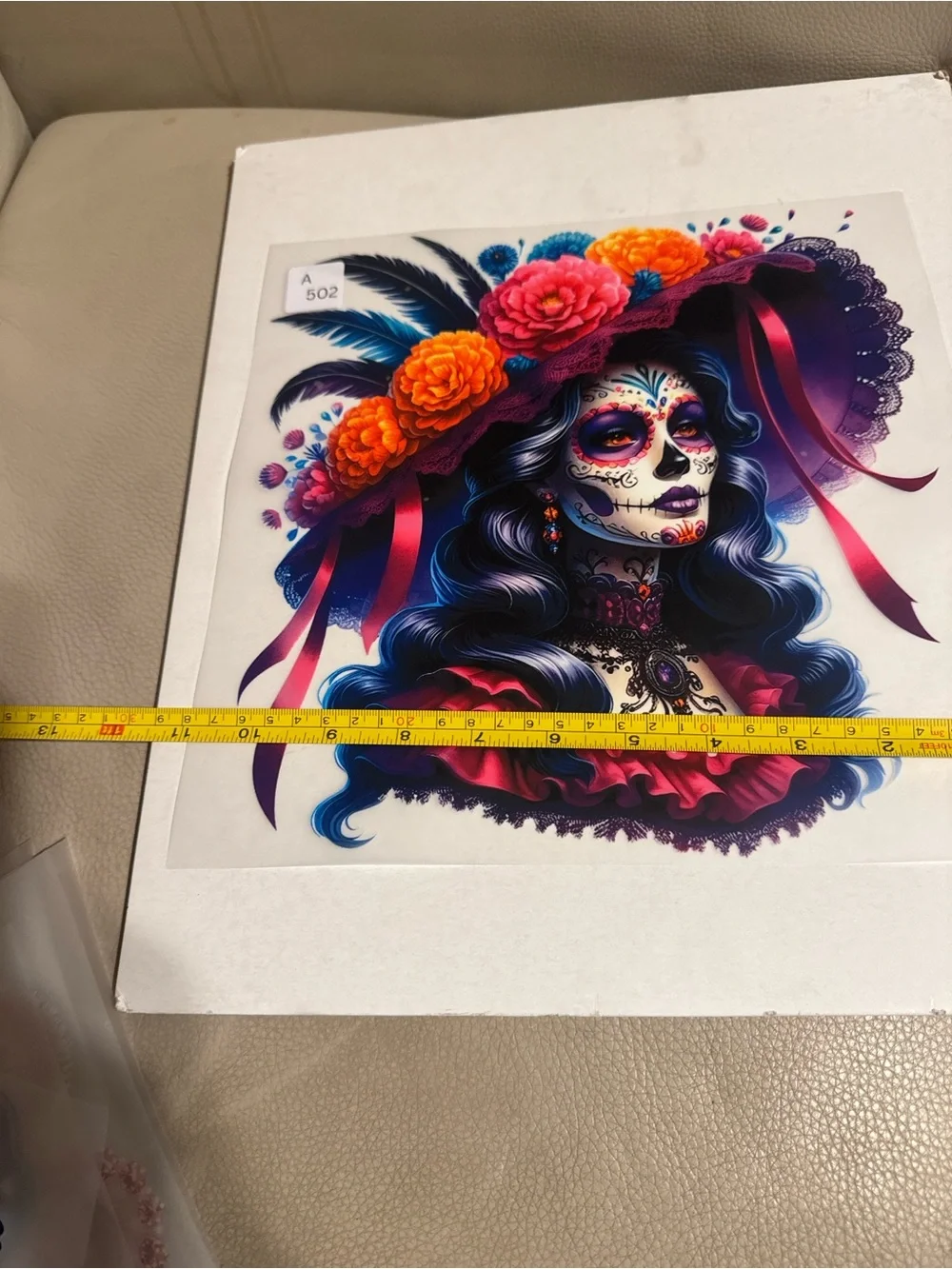 Day of the Dead Skull shirt transfer price for one only